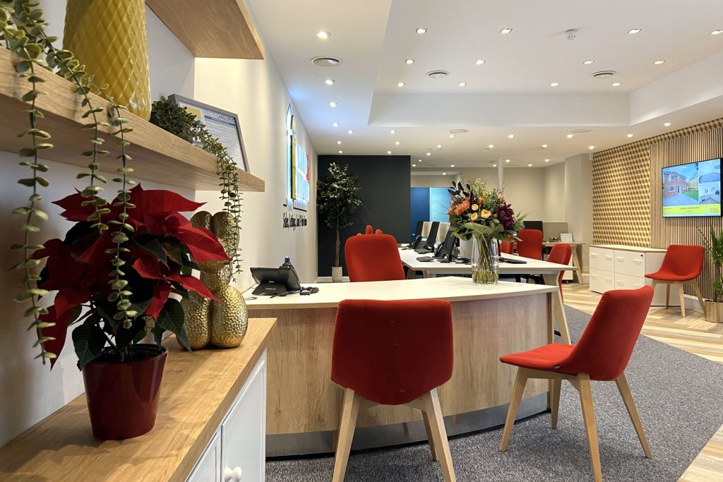 Estate agent office interior design