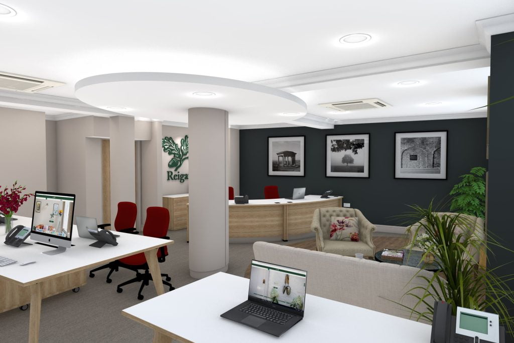 contemporary office design.